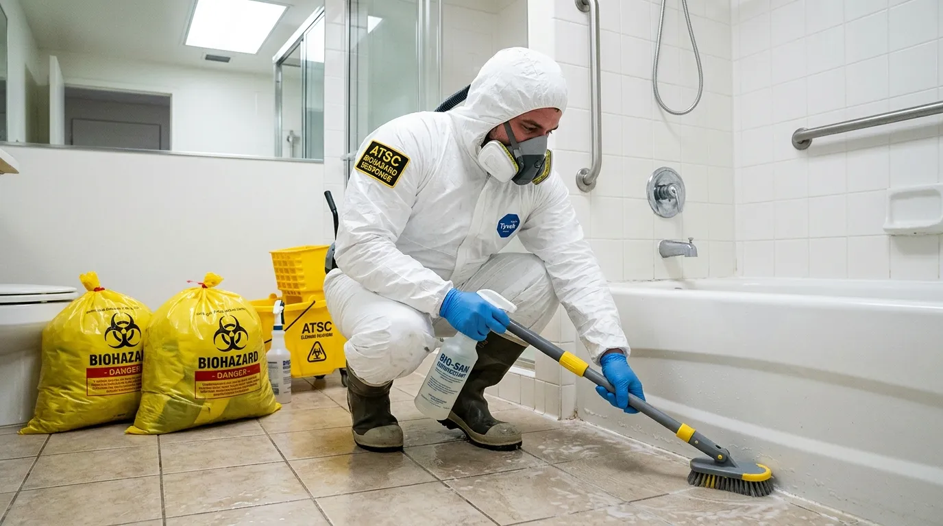 Decontamination equipment deployed for Blood Cleanup in San Juan Capistrano